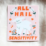 Tender Ghost 'All Hail Sensitivity' Vinyl Sticker