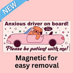 Tender Ghost 'Anxious Driver' Bumper Magnet
