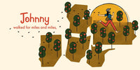 BabyLit Little Naturalists Board Books - Johnny Appleseed
