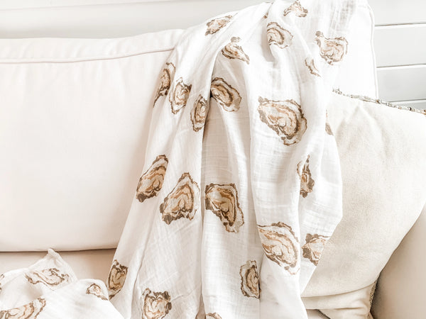 *NEW* Little Hometown Muslin Swaddle Blanket - Aw, Shucks!