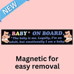 Tender Ghost 'Baby On Board' Bumper Magnet