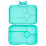 *NEW* Yumbox Tapas 5-Compartment Leakproof Bento Box - Bali Blue with Clear Aqua Tray