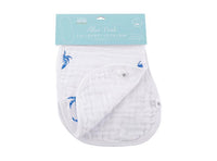 *NEW* Little Hometown 2-in-1 Burp Cloth & Bib: Blue Crab