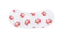 *NEW* Little Hometown 2-in-1 Burp Cloth & Bib: Pink Crab
