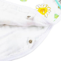 Little Hometown 2-in-1 Burp Cloth & Bib: Cactus Blossom