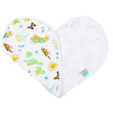 Little Hometown 2-in-1 Burp Cloth & Bib: Cactus Blossom