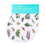 *NEW* Little Hometown 2-in-1 Burp Cloth & Bib: Louisiana Baby