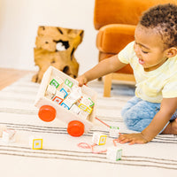 *NEW* Melissa & Doug Classic ABC Block Cart