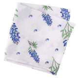 Little Hometown Muslin Swaddle Blanket - Bluebonnets
