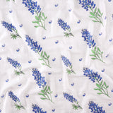 Little Hometown Muslin Swaddle Blanket - Bluebonnets