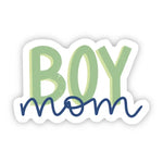 Big Moods 'Boy Mom' Green Vinyl Sticker