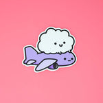 *NEW* Robot Dance Battle Cloud Plane Vinyl Sticker