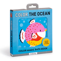 *NEW* Mudpuppy Color Magic Bath Book: Color the Ocean
