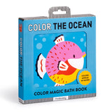 *NEW* Mudpuppy Color Magic Bath Book: Color the Ocean