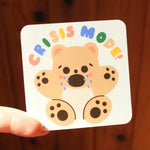 Tender Ghost 'Crisis Mode' Vinyl Sticker