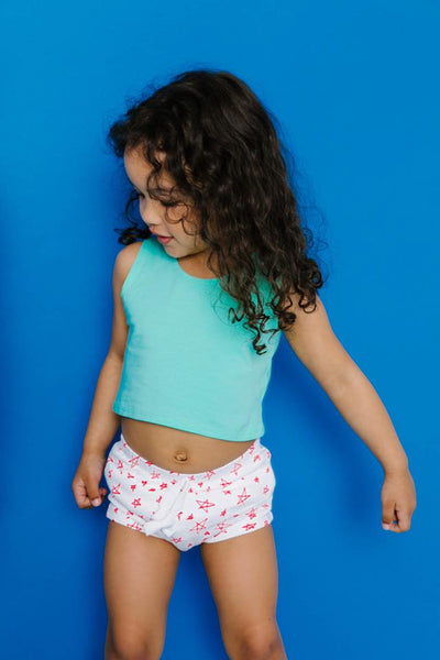 *FINAL SALE* June and January Crop Tank Top - Soft Mint