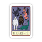 Big Moods 'The Cryptid' Tarot Card Vinyl Sticker