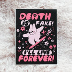 Tender Ghost 'Death Is Fake' Vinyl Sticker