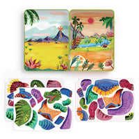 *NEW* Mudpuppy Magnetic Build-It Tin: Dino Mix-Up