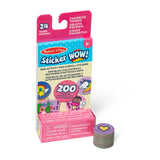 *NEW* Melissa & Doug Sticker WOW!® Mini Activity Pad & 200 Refill Stickers (Stamper Not Included)