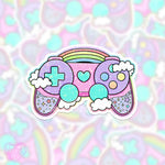 *COMING SOON* LooLooKazoo Gaming Controller Holographic Vinyl Sticker