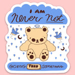 Tender Ghost 'Going Thru Something' Vinyl Sticker