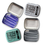 GoSili Straw with Travel Tin - Extra Long