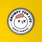 *NEW* Robot Dance Battle 'Grumpy for Life' Vinyl Sticker