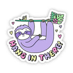 Big Moods 'Hang In There' Sloth Vinyl Sticker