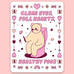 Tender Ghost 'Clear Eyes, Full Heart' Vinyl Sticker