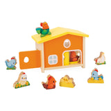 *NEW* Janod My First Henhouse Wooden Toy Set