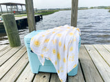 Little Hometown Muslin Swaddle Blanket - Hey Y'all
