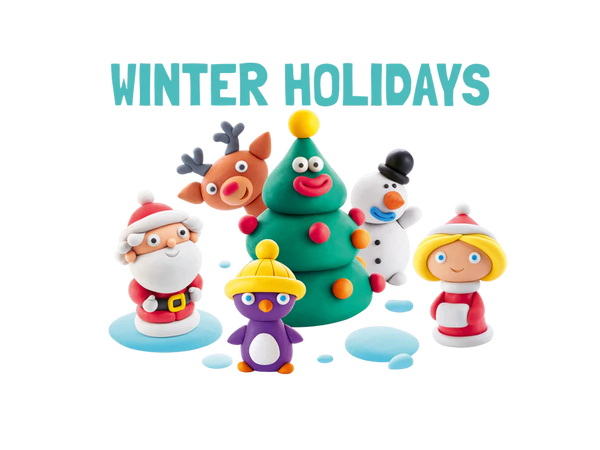 *NEW* Fat Brain Hey Clay Winter Holiday Claymates