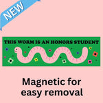 Tender Ghost 'Honors Student' Bumper Magnet
