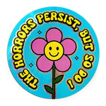*COMING SOON* Krystan Saint Cat 'The Horrors Persist But So Do I' Glitter Vinyl Sticker