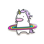*NEW* Robot Dance Battle Hula Unicorn Vinyl Sticker