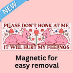 Tender Ghost 'Please Don't Honk' Bumper Magnet