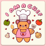 Tender Ghost 'I Am A Chef' Vinyl Sticker