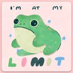 Tender Ghost 'I'm At My Limit' Vinyl Sticker
