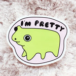 Tender Ghost 'I'm Pretty' Vinyl Sticker