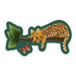 Exclusive Jungle Gems Ocelot Vinyl Sticker