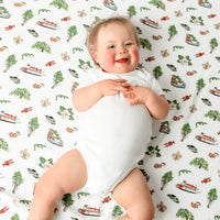 *NEW* Little Hometown Muslin Swaddle Blanket - Louisiana Baby