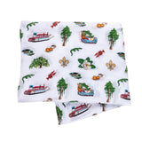 *NEW* Little Hometown Muslin Swaddle Blanket - Louisiana Baby