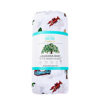 *NEW* Little Hometown Muslin Swaddle Blanket - Louisiana Baby