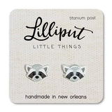 Lilliput Little Things Earrings - Raccoons