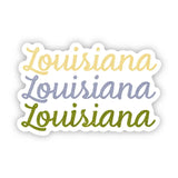 *NEW* Big Moods Vinyl Stickers - Louisiana