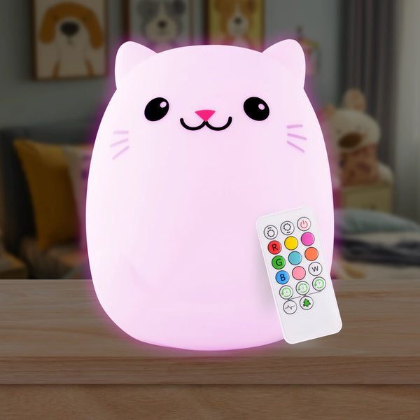 LumiPets Color Changing Nightlight - Cat