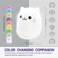 LumiPets Color Changing Nightlight - Cat