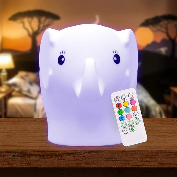 LumiPets Color Changing Nightlight - Elephant