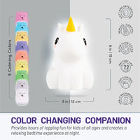 LumiPets Color Changing Nightlight - Unicorn